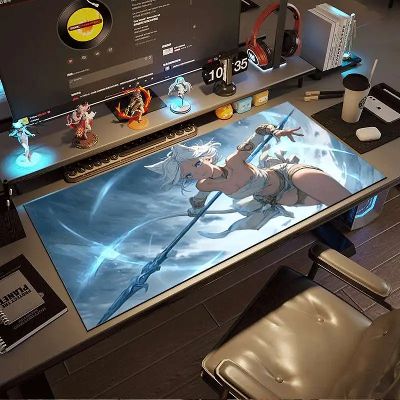 

XXL Gaming Desk Mat Mouse Pad Cloth Surface Non Slip Rubber Base Mousepad for PC Laptop Keyboard Desk Setup