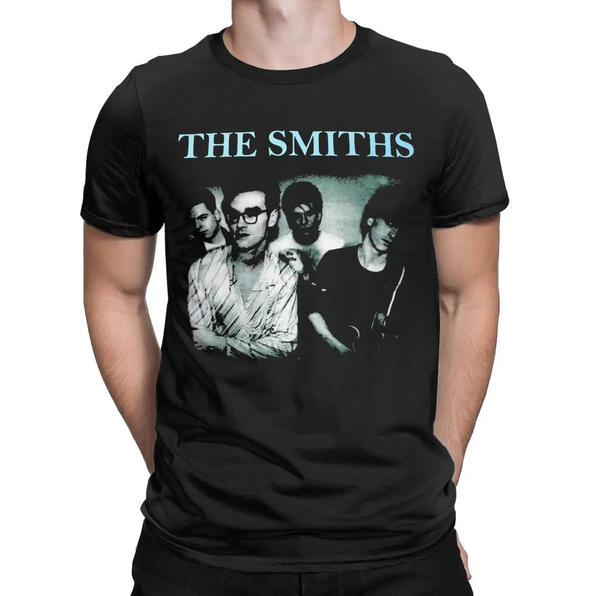 The Smiths T-Shirts for Men Band Humor Cotton Tees Crew Neck Short Sleeve T Shirt Plus Size Clothes