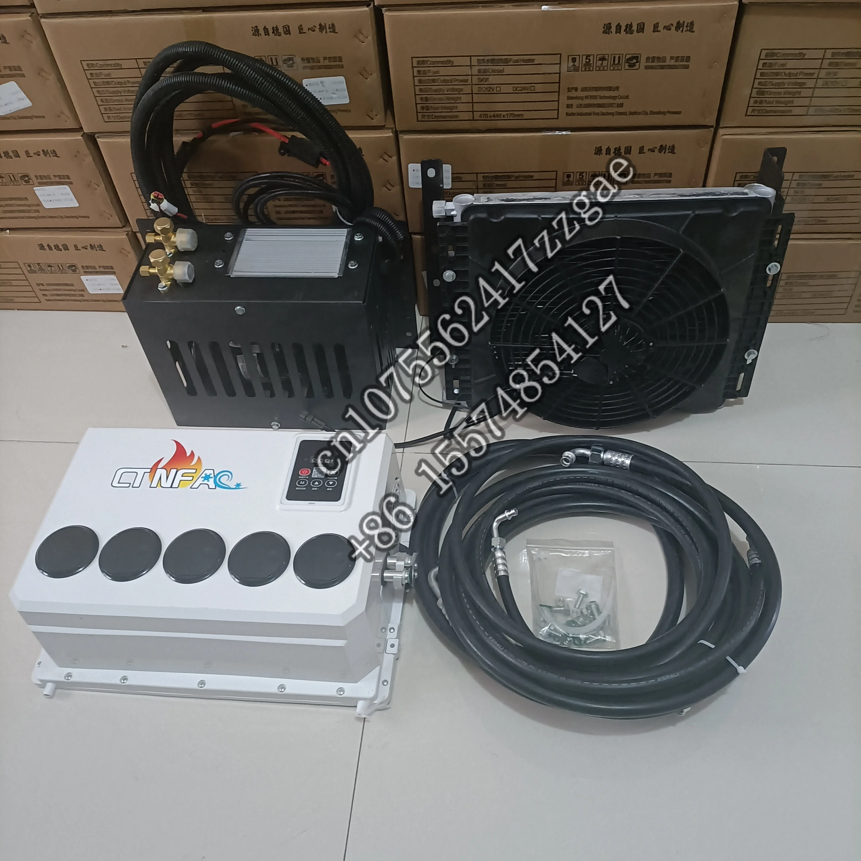 12v/24v parking air conditioner air cooler split type parking air conditioner for automatic car cooling system