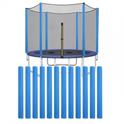 12Pcs Trampoline Enclosure Pole Foam Sleeves Cover Accessories Tubing Roll Bar