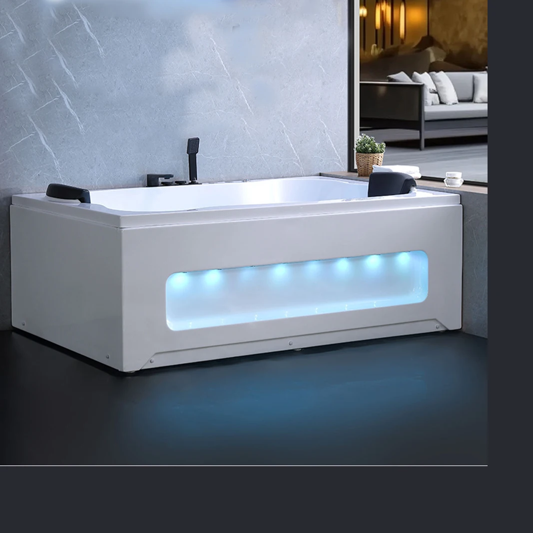 أضواء ليد ملونة لحوض الاستحمام ، حوض استحمام دوامة ، أشخاص مزدوجون ، تدليك لركوب الأمواج ، منتجع صحي داخلي ، حوض استحمام ، من من من من من من ، من أجل ركوب الأمواج-4