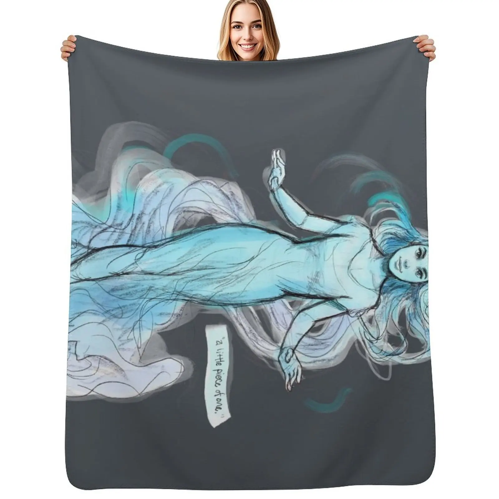 

Wind Spirit Throw Blanket Multi Purpose Soft Warm Blanket for Home Travel