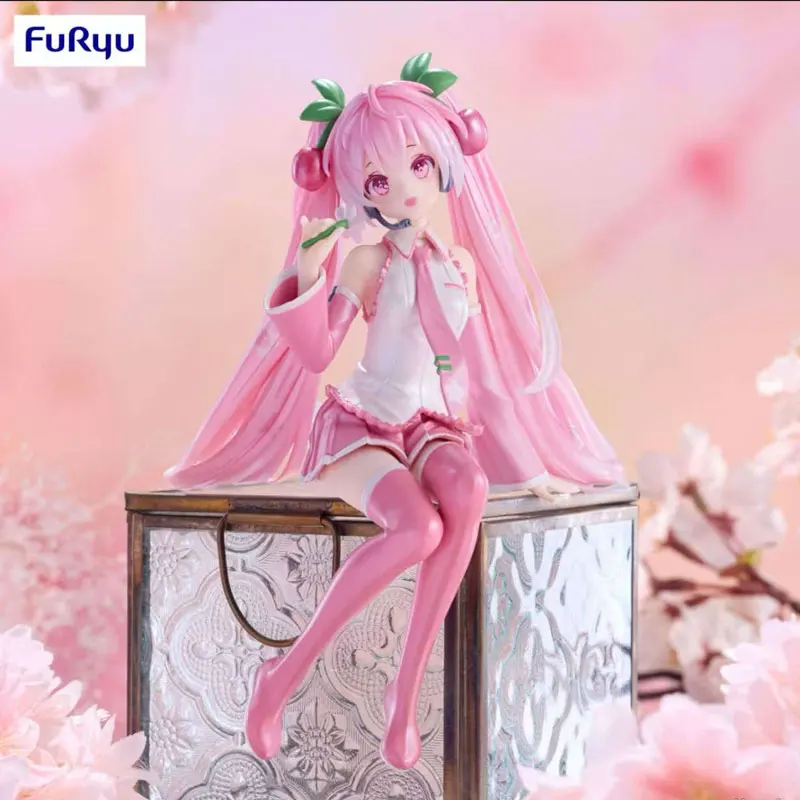 

Genuine Original Furyu Action Figure Sakura Miku Cherry 2024 pearl color ver. Desktop Pvc Anime Figure Collection Model Gift Toy