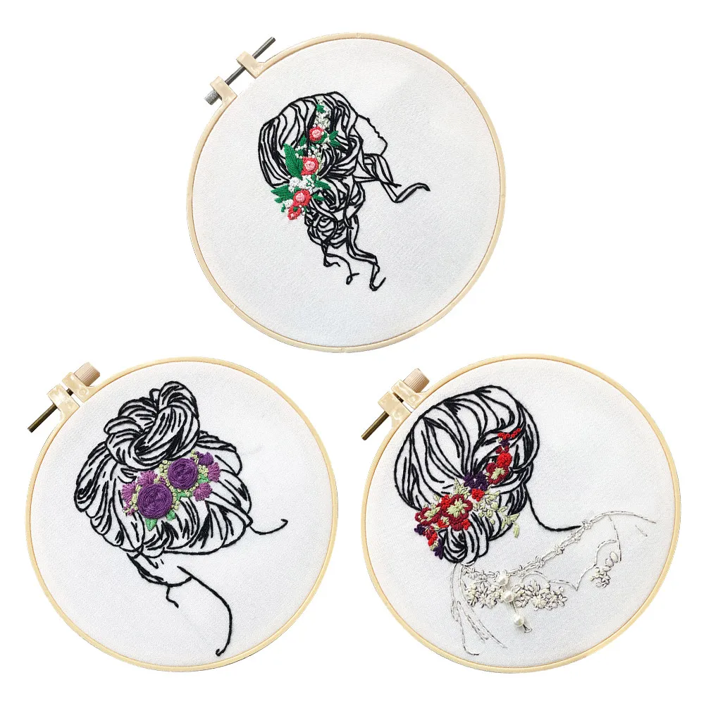 

3 Sets Cross Stitch Supplies Lightweight DIY Supplies Cross Stitch Tools Practical Embroidery Set Gifts Sewing Crafts