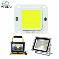 YzzKoo LED COB Chip 10W 20W 40W Super Power 50W 60W 70W For DIY Floodlight Spotlight Bulbs Diode LED Ceiling Light Lamp Source