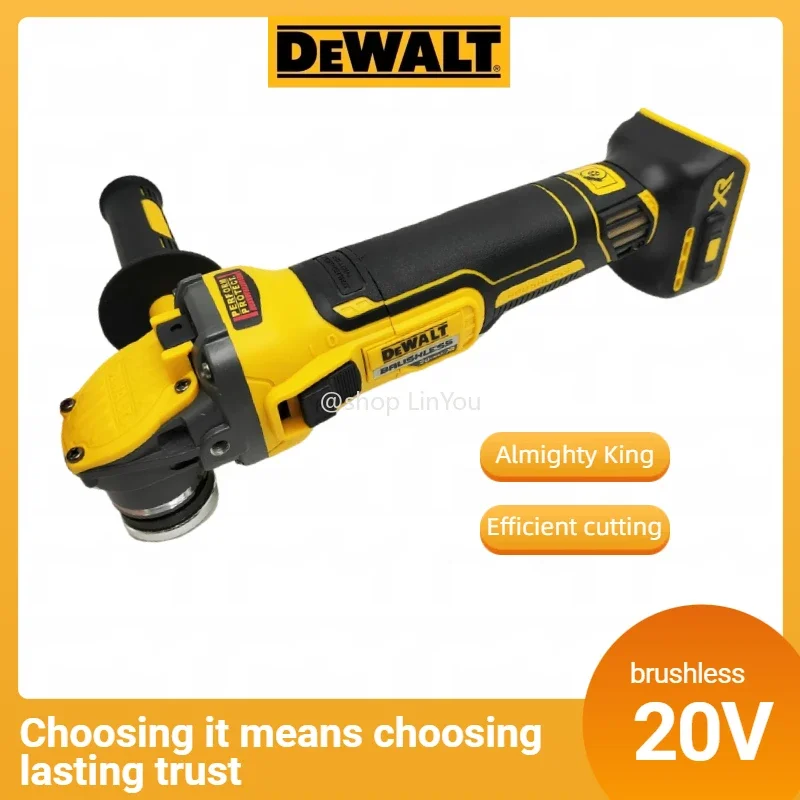 

DEWALT Angle Grinder DCG409 20V Cordless Brushless Power Tool Cutting Machine 125mm Rechargeable Portable Polisher