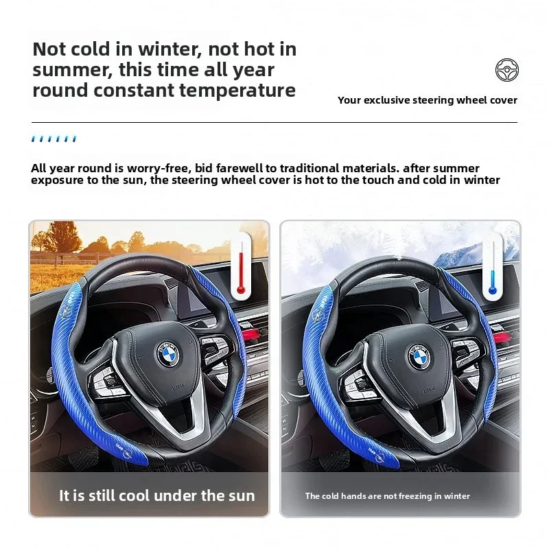 

Carbon Fiber Silicone Car Steering Wheel Cover For Opel Insignia Astra Antara Meriva Zafira H G Corsa