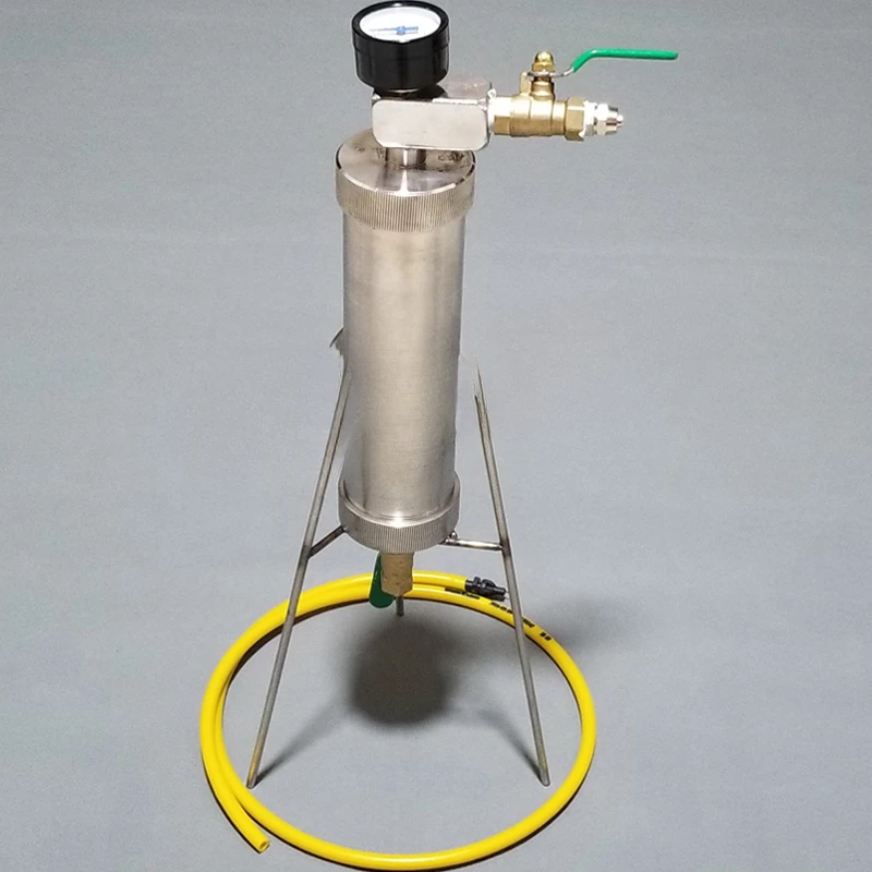 Poro Groouting e ferida Drenagem Instrumento, Argamassa Pressão Teste, Fire Pit, Cimento, Aço Inoxidável Container, JTT946-D