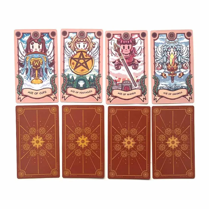 12x7 cm Joyful Journey Tarot Paper Manual Card Games