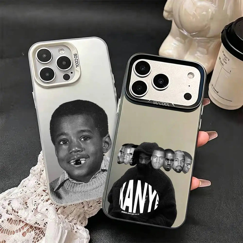 Funda para Teléfono K-Kanye YE West BULLY para iPhone 17, 16, 15, 14, 13, 12, 11, Mini, Pro, E, MAX, Blanca, Mate, Estilo Caramelo