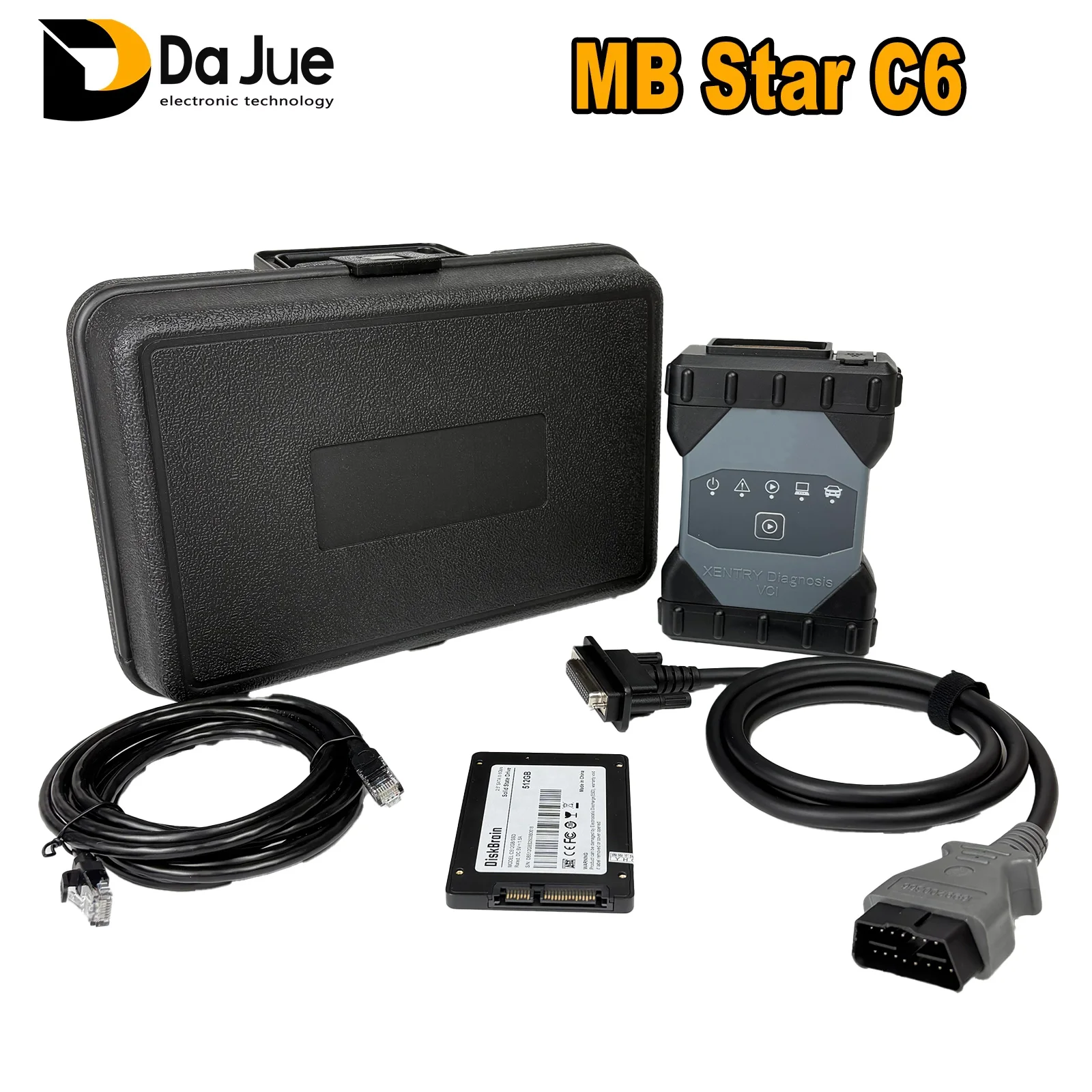 MB STAR C6 DoIP VCI Multiplexer SD Connect Xentry OEM High Quality Diagnostic Tool for Benz Cars And Trucks