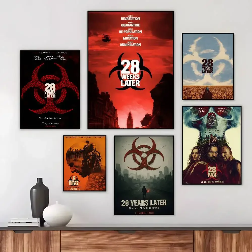 Movie Trror28 Days Later poster Art HD canvas advanced aesthetic Printing Paper Wall Art for Living Room Home Decor