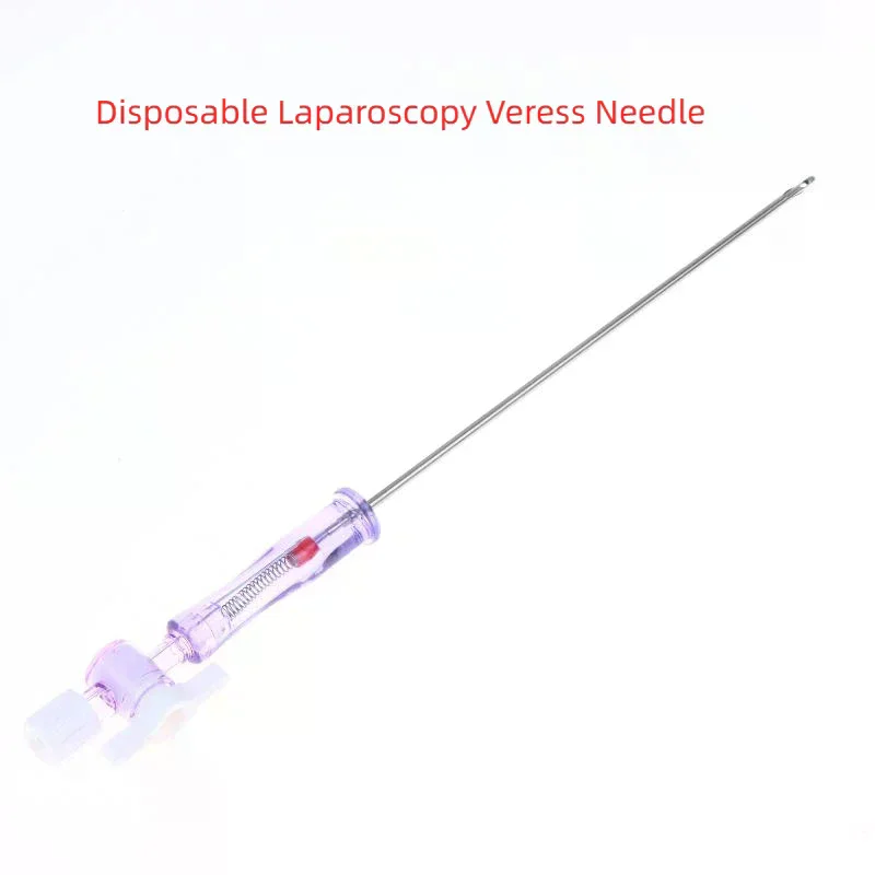 Laparoscopic Insufflation Needle Disposable Laparoscopy Veress Needle For Laparoscopic Surgery
