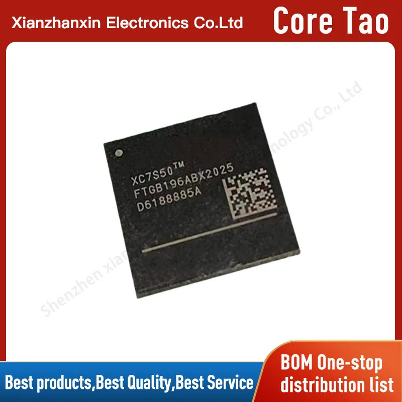 

1pcs/lot XC7S50-FTGB196 XC7S50 BGA196 Programmable logic IC chips