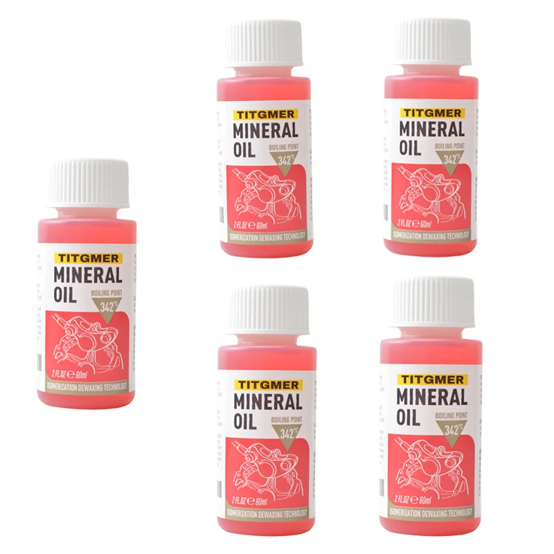 1/2/3/4/5/6 Pc 60 Ml Fiets Rem Minerale olie Systeem Vloeistof Fietsen Mountainbikes Hydraulische Schijfrem Olie Vloeistof