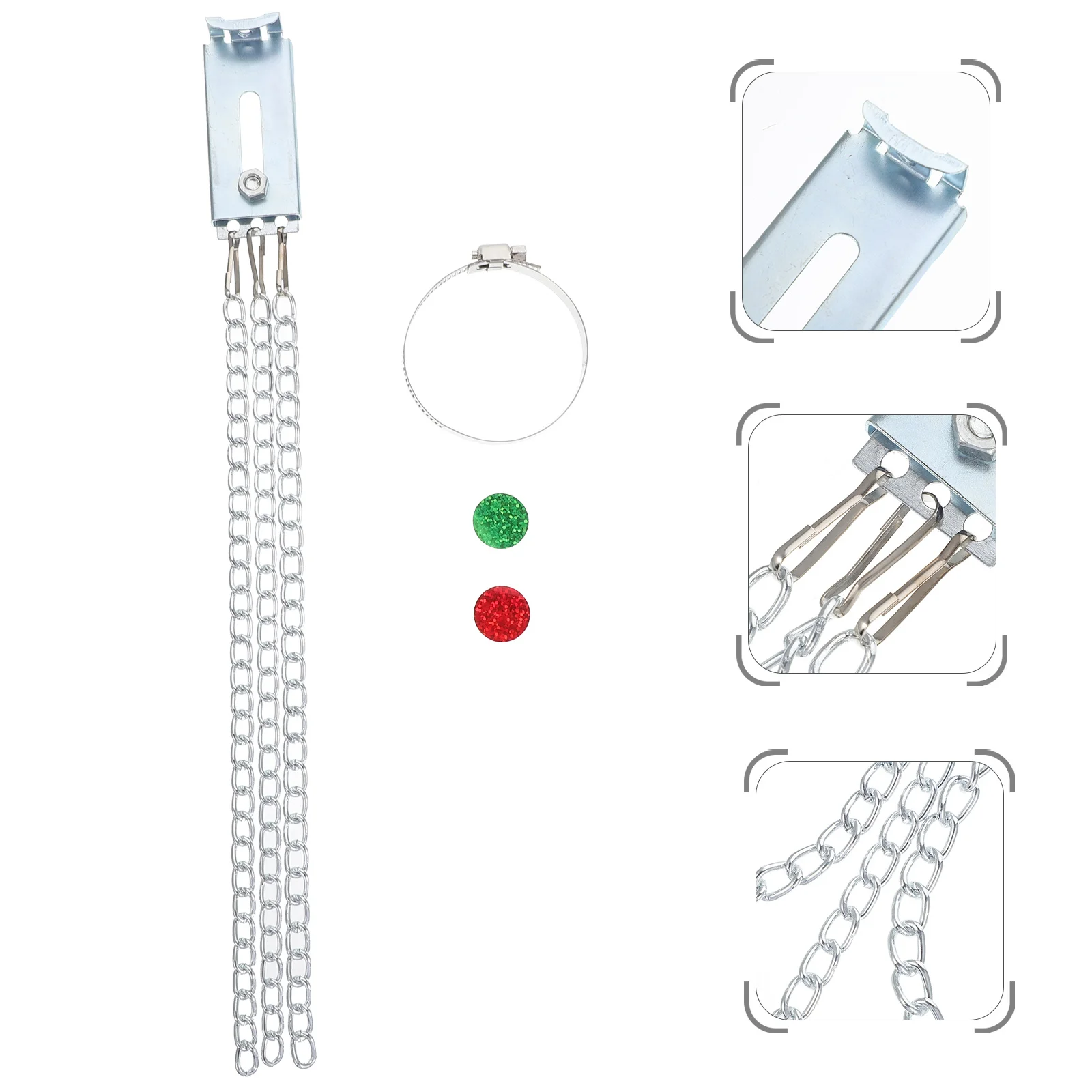 

2Pcs Car Anti-Static Strip Premium Galvanized Iron Tin Plating Anti Shock Electrostatic Belt Vehicle Static Electricity