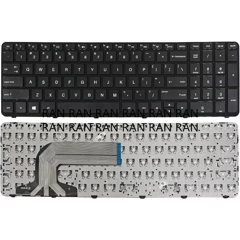 US Keyboard for HP Pavilion 15-E 15-N 15-D 15-G 15-R 15-A 15-S 15-H 15-F TPN-Q118,TPN-F113, 250 G3, 255 G3, 250 G2 255 G2 Series