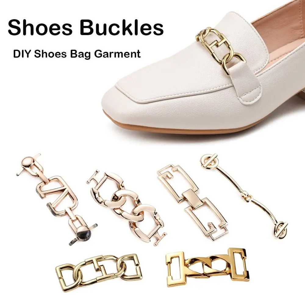 

Decoration Belt Buckle Clothing Accessories DIY Shoes Bag Metal Buckles Shoes Buckles Metal Shoe Chain