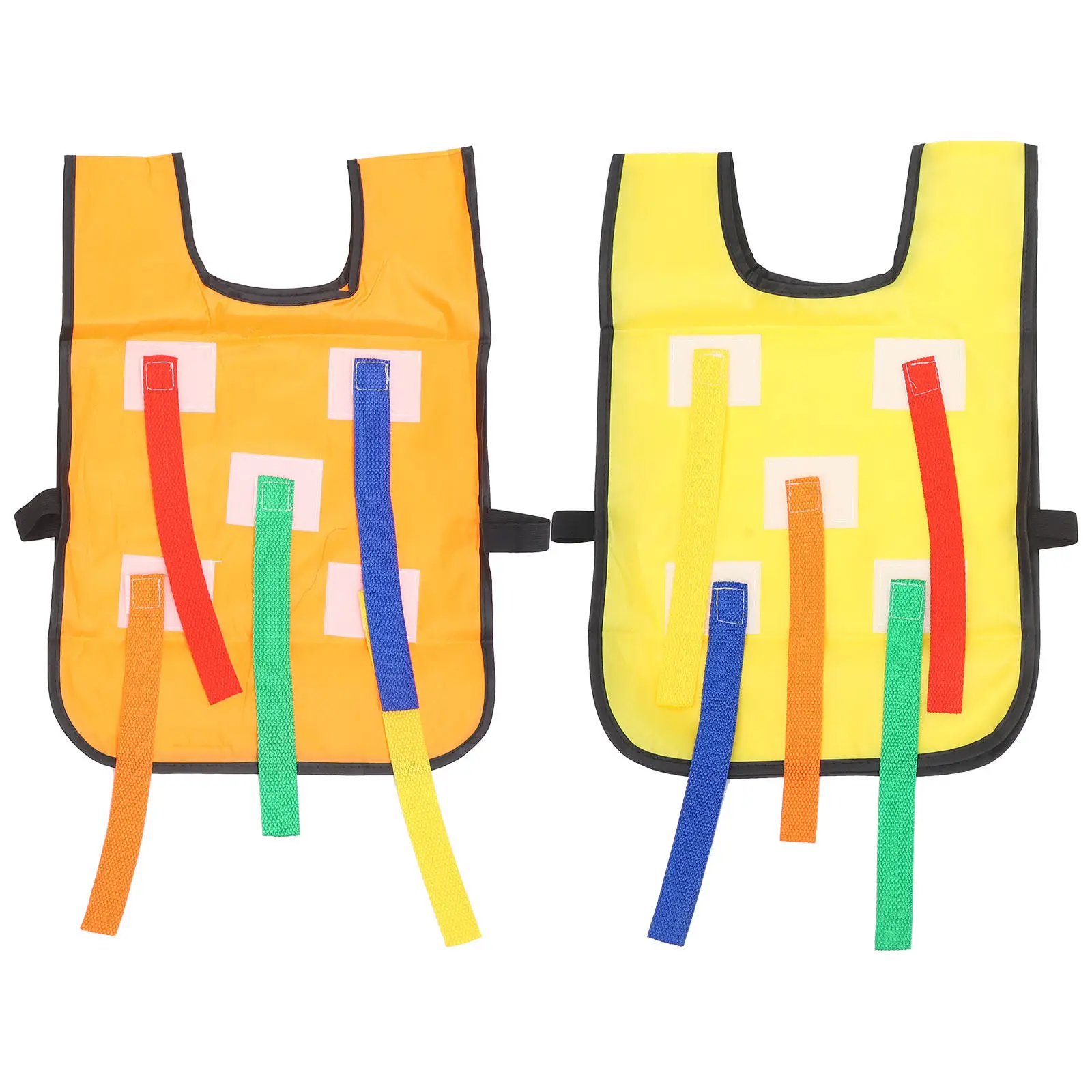 

2 Sets Pull Tail Belt Vest Kindergarten Outdoor Parent Child Activities Educational Interactive Catching Tail