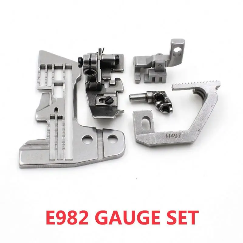 Industrial Sewing Machine Spare Parts Gauge Set For SIRUBA 757 3*5 E982/H497/D581/P504/KG153