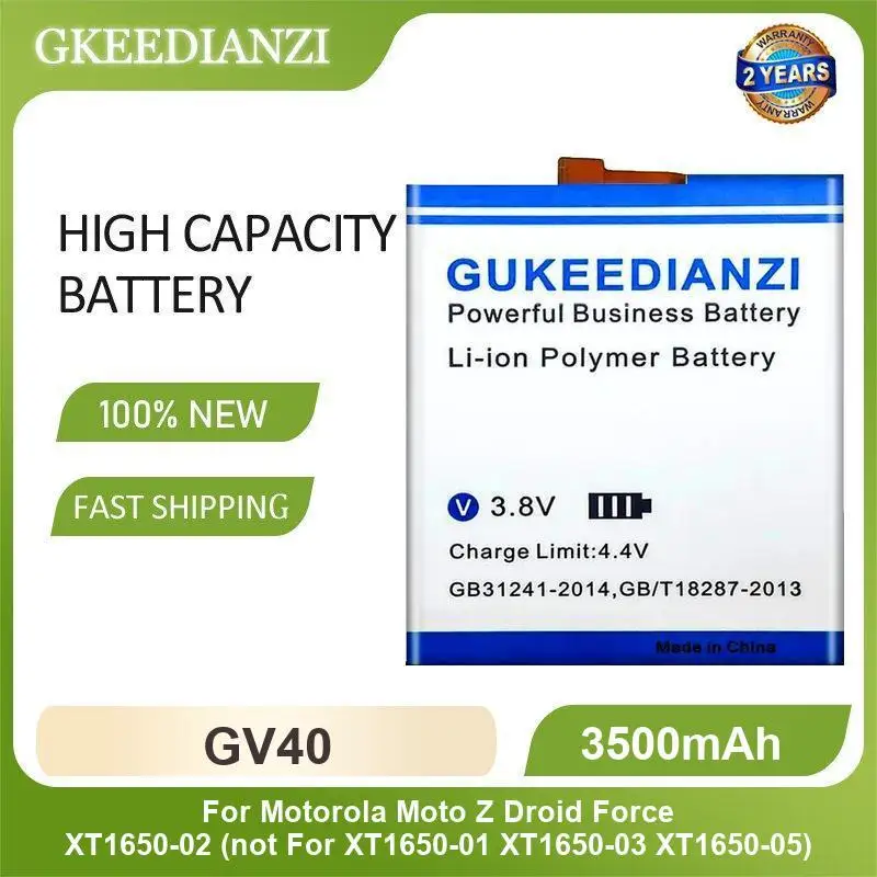 Battery For Motorola Moto Edge Plus 2023 Edge+ Z Force 2nd gen/Z2 XT1789-1 G50 5G XT2149-1 G Stylus 2024 X 3A Play Dual XT1543
