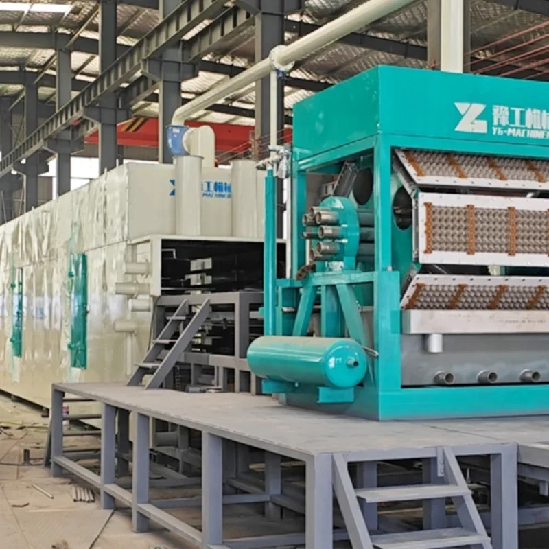 ‌Fully Automatic Egg Tray Machinery‌ Industrial Equipment Automatic Paper Pulp Egg Tray Production Line High Quality Easy To Use