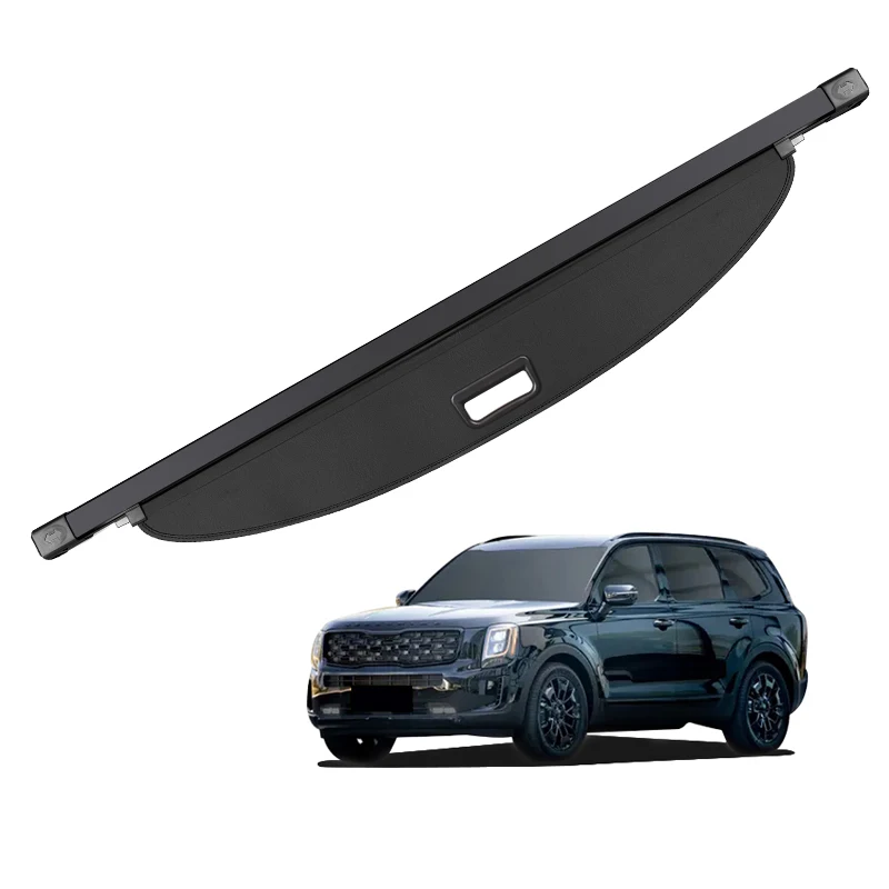 

For 2020-2024 Kia Telluride Cargo Cover Trunk Retractable Parcel Rack Waterproof Shield Privacy Cargo Cover Auto accessories