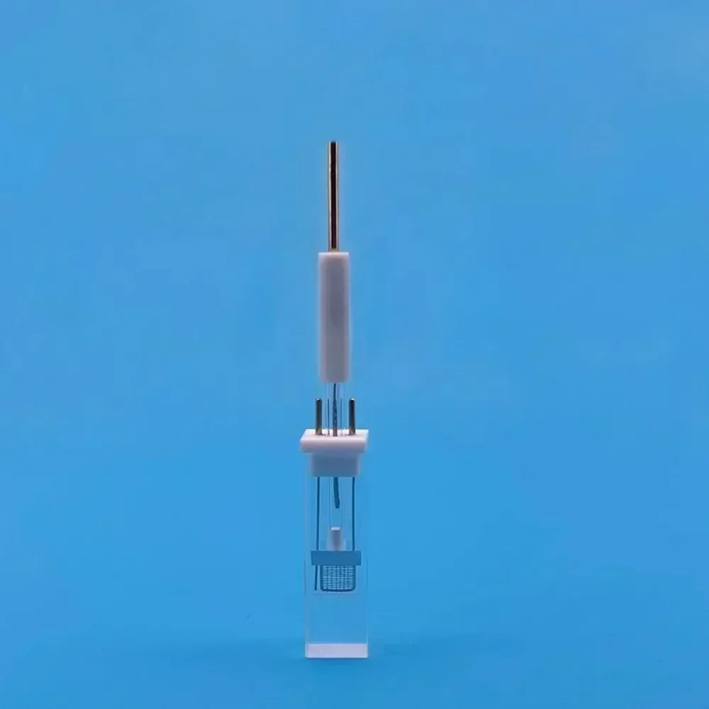 

K003 miniature all quartz spectroelectrochemistry cell with platinum wire platinum mesh silver chloride invoicable