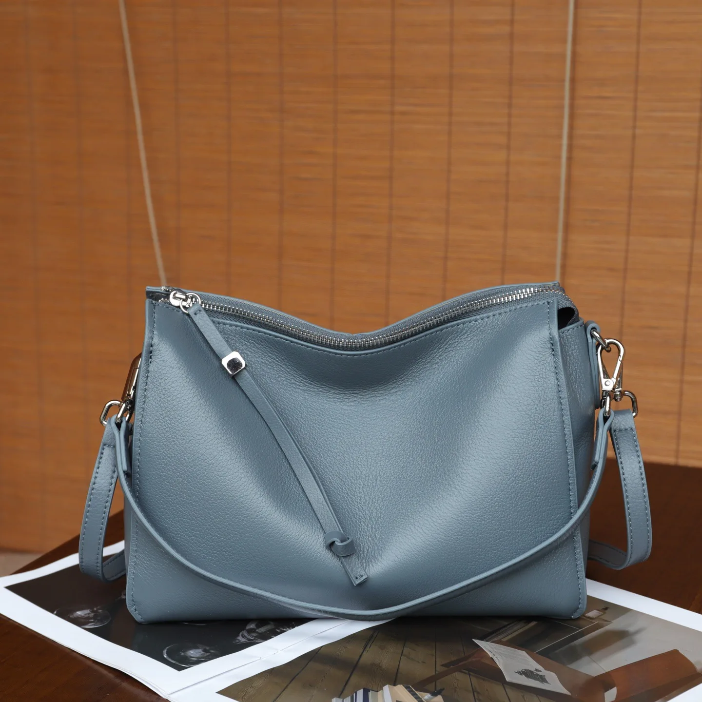 

Кожаная сумка через плечо A/W Top Grain Slumped 2021) — женская сумка-подушка через плечо из натуральной кожи, сумка премиум-класса для поездок на работу под мышками