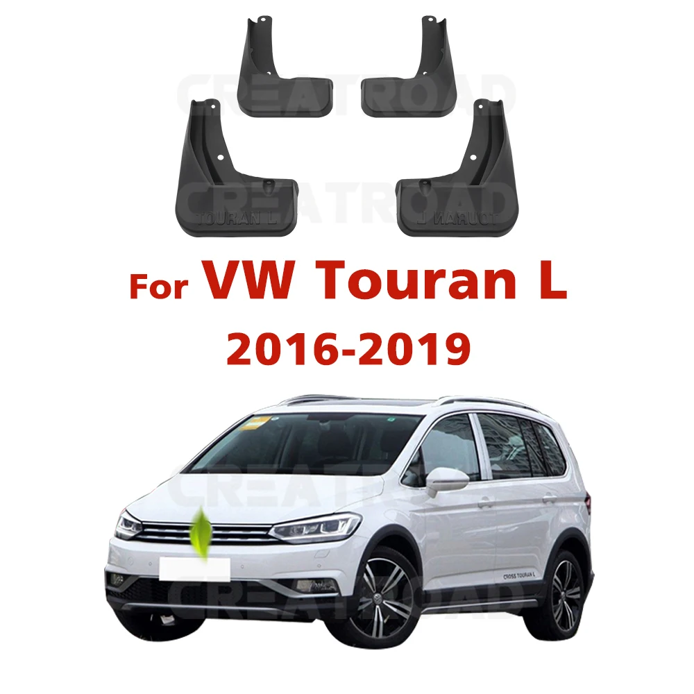 For Volkswagen VW Touran 2016 2017 2018 2019 Fender Mudflaps Splash Guards  Mudguards Mud Flaps car Accessories