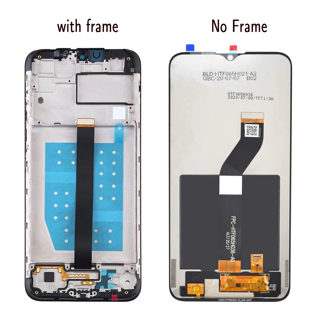 100%Tested Screen For Motorola One Fusion XT2073-2 Display Touch Screen with Frame Digitizer Assembly 6.5\