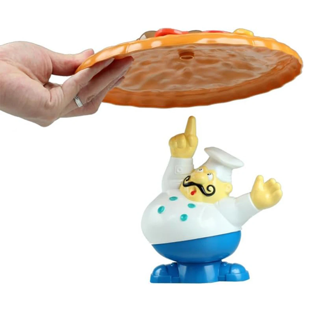 Tabletop Balancing Pizza Game Topple Pizza Stacking Game Balance Pizza Children Toys Board Game Pile-up for 2-4 Players