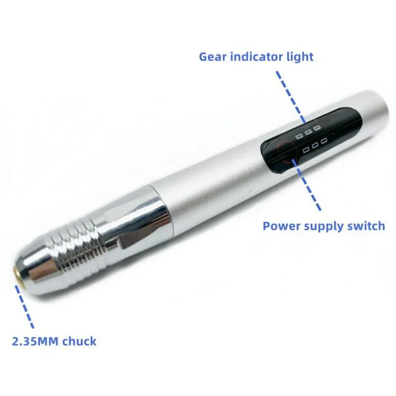 902 Portable Mini Electric Drill Pen USB Rechargeable Micro Polisher for Manicure DIY Craft Work Spot