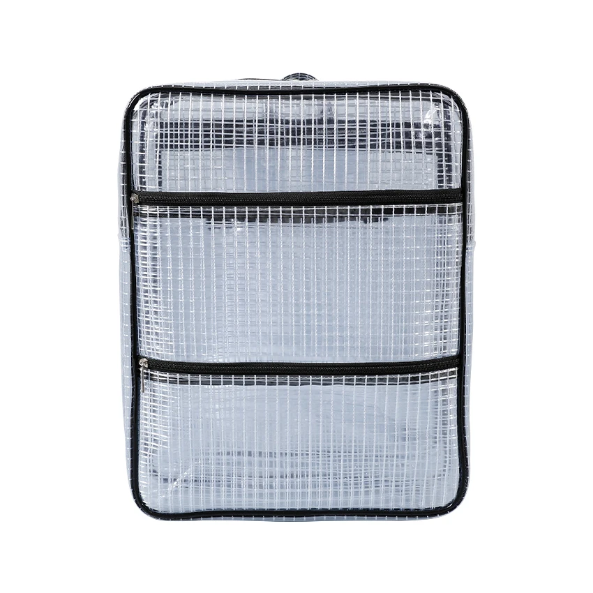 High Capacity Anti-Static PVC Backpack with Zipper Lock Cleanroom ESD Bag for Electronic Industry Safety Product