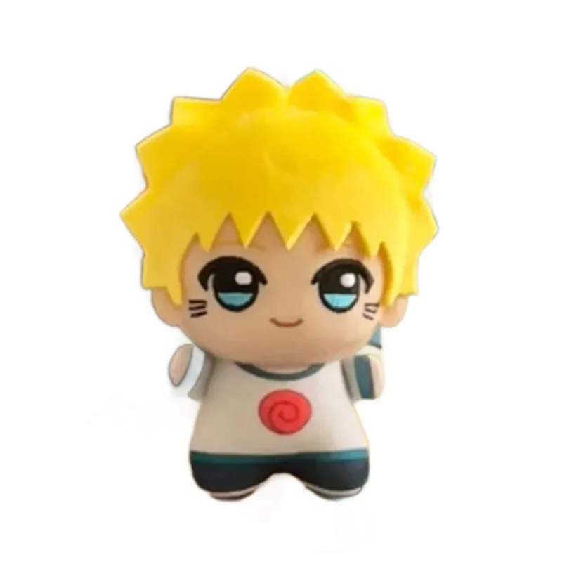 2025 New Style of Huo Naruto Fan Doll 10cm Naruto Cotton Doll Uchiha Room Decoration Birthday Gift Keychain Bag Pendant