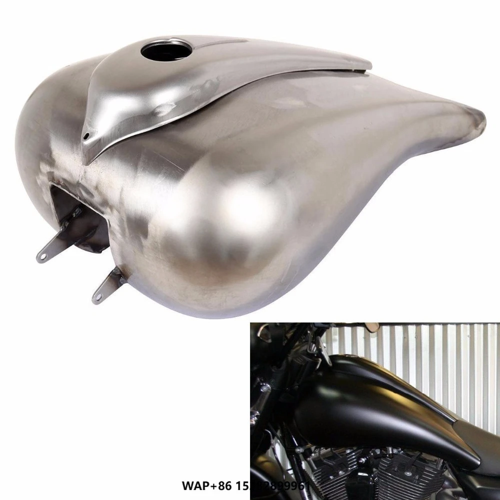 

Heavy Duty Steel L7 6.6 GALLON CUSTOM STRETCH GAS TANK FUEL for HARLEY TOURING BAGGERS 2008-2016 harley
