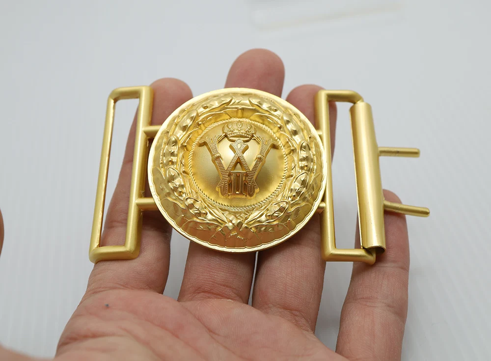 WW1 German Army Officer Buckle Reproduction Historical Military Accessory for Costumes And Reenactments