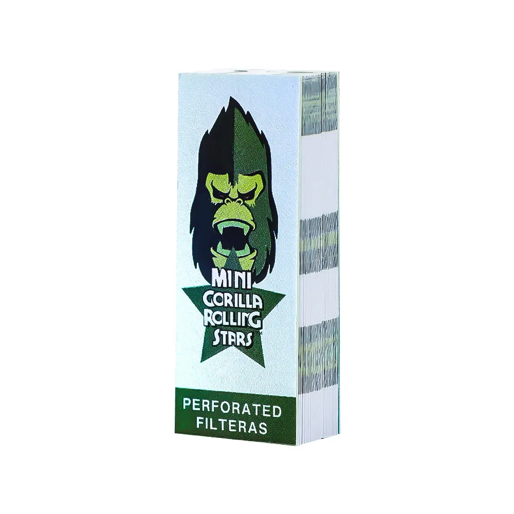 Rolling Paper Filter Tips nozzle 50 leaves 45*18MM printed pattern Color Unrefined