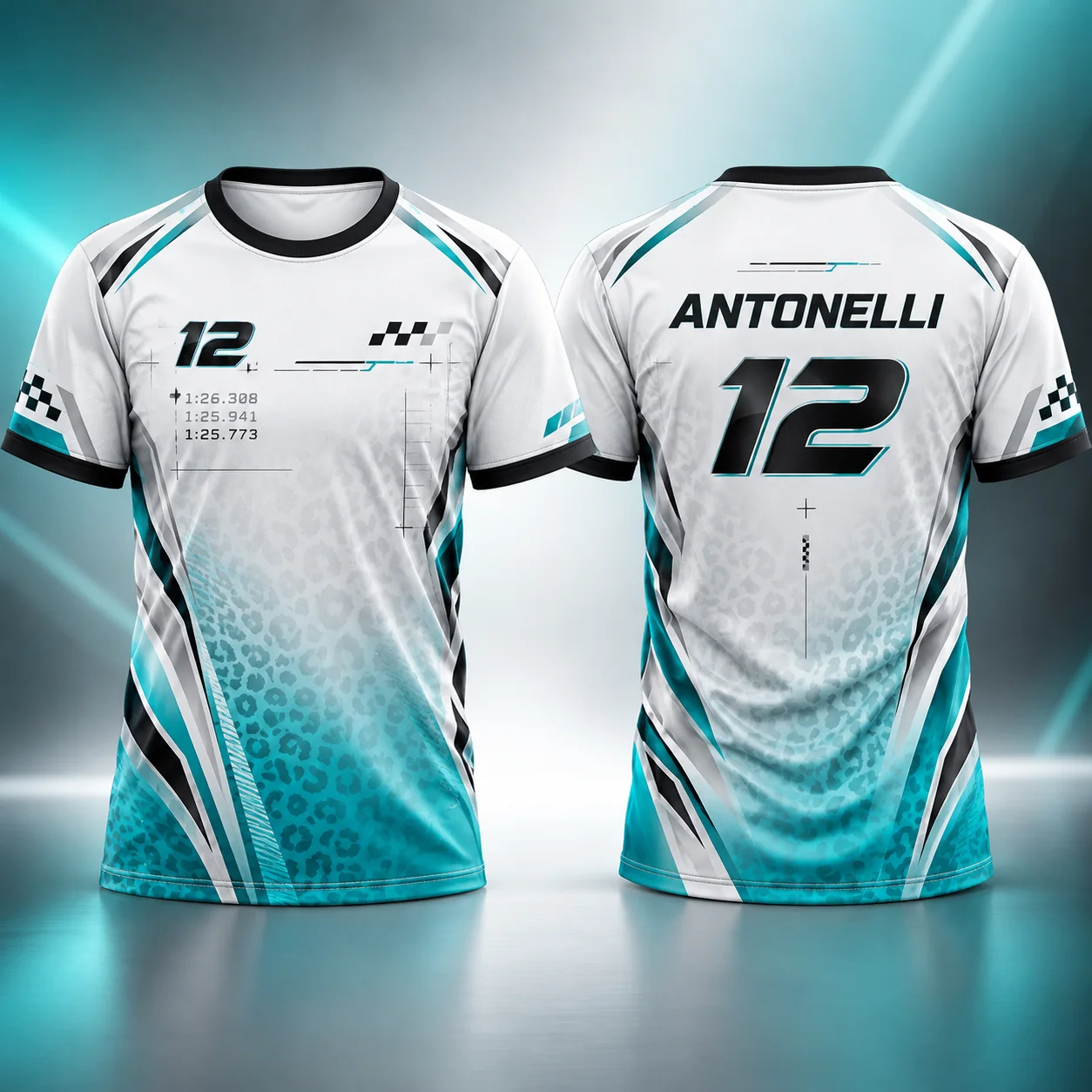 Antonelli 12 Mens T Shirt Summer Racing Helmet Fans Tee Motorsport Streetwear Short Sleeve Casual Unisex Grand Prix Clothing