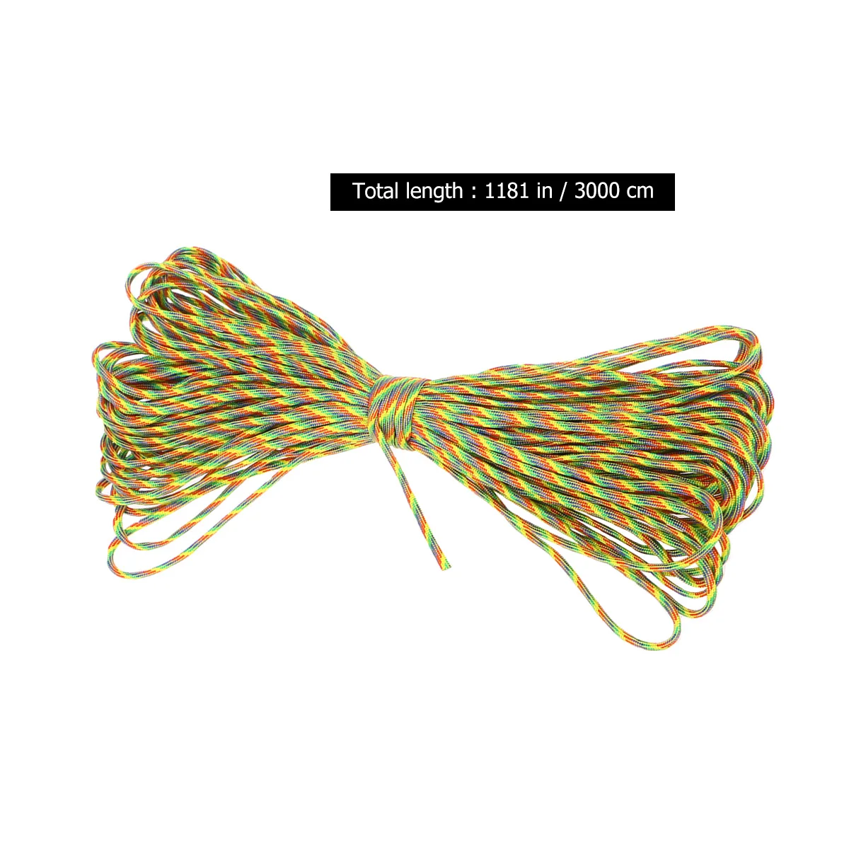 

Survival Seven Cores Umbrella Rope Crafting Kit Nylon Parachute Cord (30 Meters, Colorful)