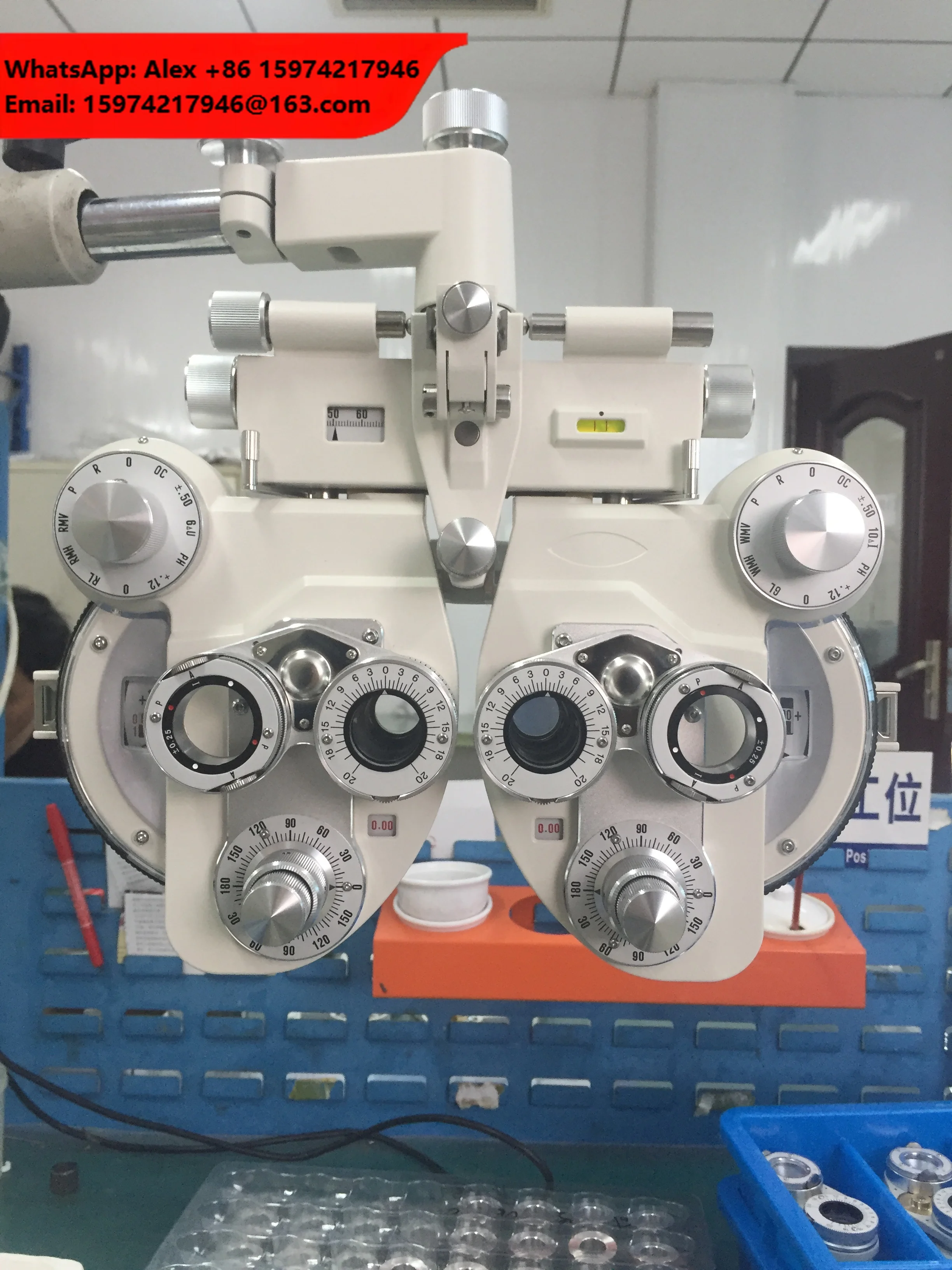 VT-80 Manual Phoropter Vision Testing Equipment With 50-80mm PD Adjustment