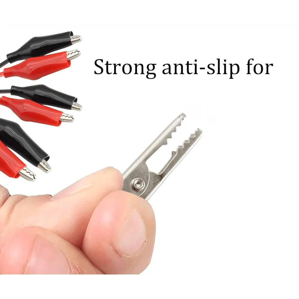 USB-Adapterkabel auf Krokodilzangenstecker Männlich-Weiblich, USB-Kabel mit Krokodilzange für Schaltungstests Flexibles Kabel Langlebiger Stecker Verschiedene Längen Elektronische Tests Gerätereparatur Laborversuche – Detail 12