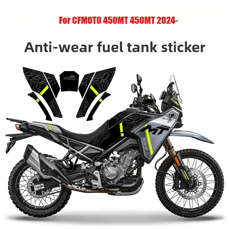 

Для CFMOTO 450MT 450 MT 2024, боковая наклейка на мотоцикл, наклейка на топливный бак, защитная накладка, декоративные наборы, противоскользящие