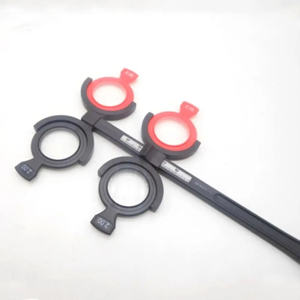 3 pcs הוספה-סוג אופטי flipper myopia אימון כלי מסגרת פלסטיק להעיף ניסוי עדשה ניסוי באיכות שחורה אופטומטריה