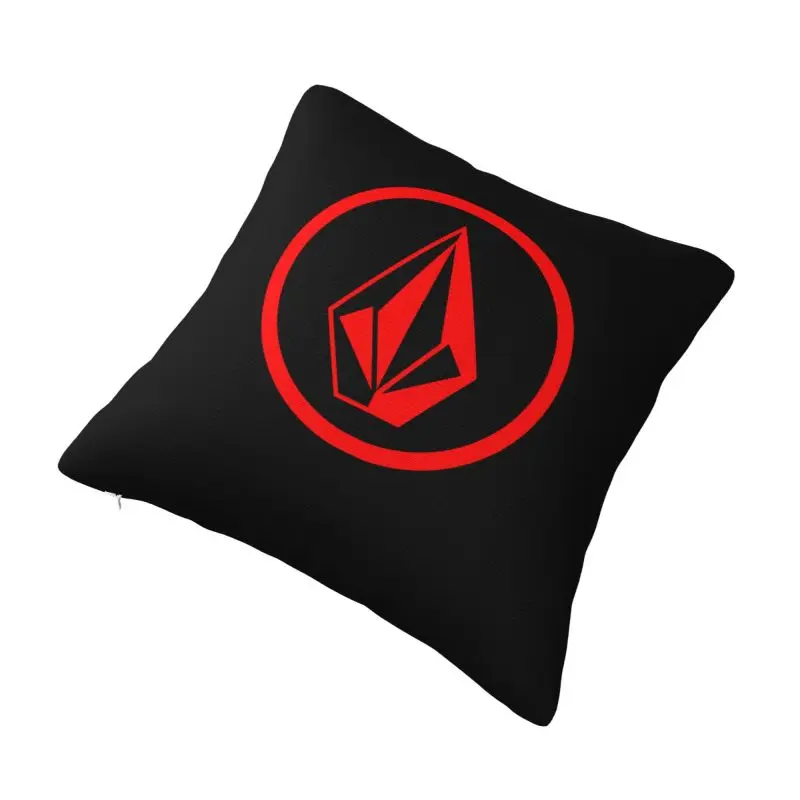 Custom Volcoms Skate Stone Nordic Throw Pillow Covers Boardsports Surfboard Chair Cushion