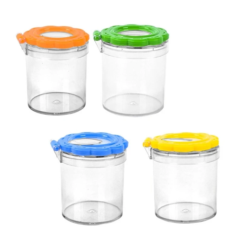 Small Clear Worm Jars Box For Scientific Study And Classroom Activity
