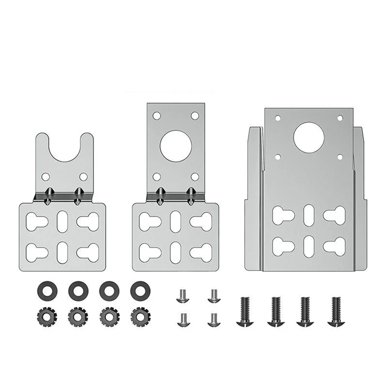 BMBY-BBQ Grill Stainless Steel Rotisserie Motor Mounting Bracket Set Fits 3Inch Motors (Bracket Size) May Need Drill