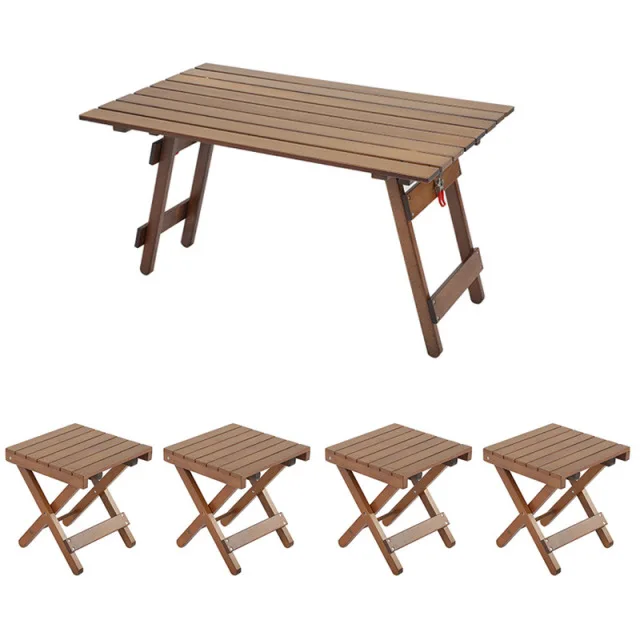 Camping Folding Wood Table Outdoor Picnic Table Camping Folding Table And Chair