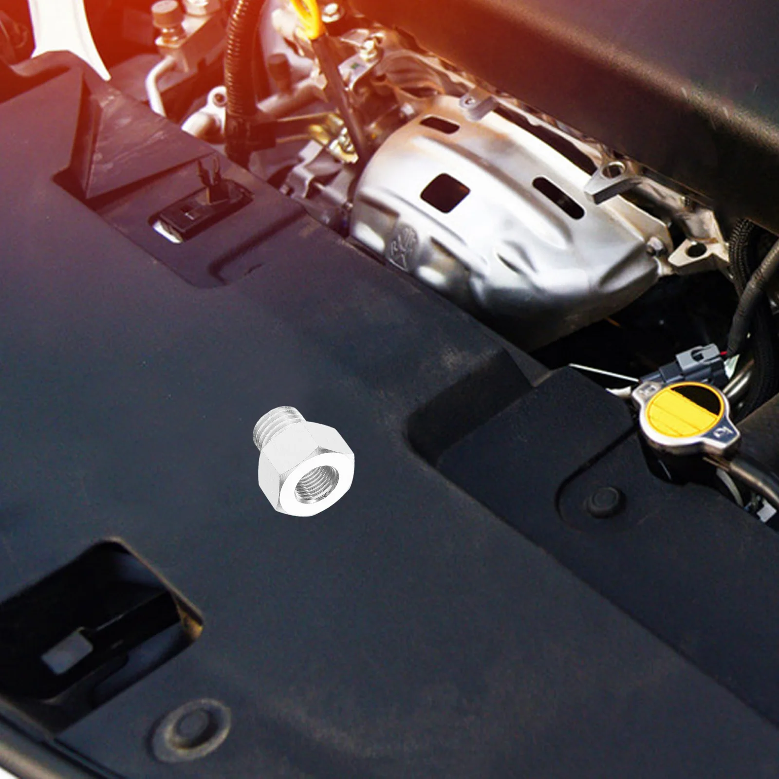 

Universal Engine Oil Pressure Sensor Adapter Connector Coolant Temperature Monitoring High-Performance Racing Modification