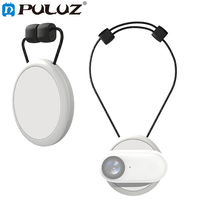 PULUZ Magnetic Camera Neck Strap for Insta360 GO 3S 3 2 Go3S Go3 Go2 Action Camera Adjustable Anti-lost Lanyard Thumb Accessory